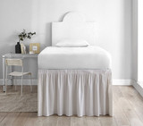 Stylish Off-White College Duvet Cover Essential Jet Stream Supersoft Extra Long Twin Bedding