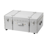 Carry Dorm Items In Style - The Texture Brand Trunk  - Harbor Gray - Classy Design