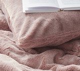 Thick Plush Twin Extra Long Comforter Set Chunky Bunny Coma Inducer Faux Fur Dorm Bedding Essentials