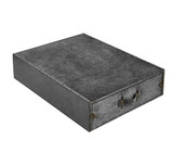 Neutral College Essentials for Dorm Room Decor Organization Guys Apartment Space Saving Small Storage Box with Wheels Trunk Chest Open Lid