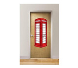 London Phone Booth Message Board Wall Art - Peel N Stick Dorm Room Decorations Dorm Room Decor