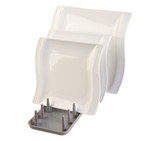 Space Saving Dish Draining Rack with Utensil Holder