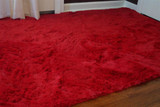 Soft To The Touch - College Plush Rug - Redder than Red Dorm Decoration