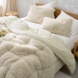 Dorm Bed Dimensions Beige Machine Washable Full XL Bedding Set with Pillow Covers Fluffy Comforter College Apartment Essentials