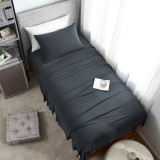 Twin XL Sheet Set Breathable Bedding for Dorm Room Essentials Black Sheets College Apartment Decor Ideas Twin XL Sheet Set Breathable Bedding for Dorm Room Essentials Black Sheets College Apartment Decor Ideas