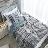 Neutral Gray Dorm Room Decor for Your Twin XL Bedding Set Medium Gray College Comforter