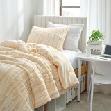 2 Piece Twin XL Bedding Set for Dorm Beds Extra Long and Extra Wide Twin Comforter and Standard Dorm Size Pillow Sham Set