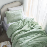 Mountain Moss - Coma Inducer® Twin XL Comforter Set - Frosted Green