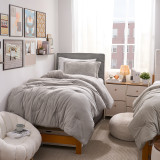 Love Thick® - Plush Coma Inducer® Twin XL Comforter Set - Oyster Gray