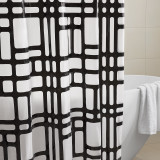 PEVA Dorm Shower Curtain - Elements Geo Design