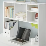 REFURB The College Cube - Dorm Desk Bookshelf - White