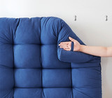 REFURB Rainha® - Puffy Tufted College Headboard - Royal Navy Blue