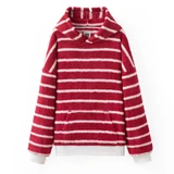 Coma Hoodie™ - Looks Soft - Red & White Stripe - Men's