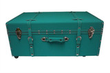 Useful Storage Item - The Sorority College Dorm Trunk - Teal - Best Dorm Stuff For Girls