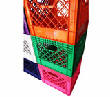 Dorm Milk Crate - 16 Quart - Available in 8 Colors Dorm Room Organization Dorm Organizers