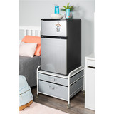 The Fridge Stand Supreme - Drawer Organization - White Frame