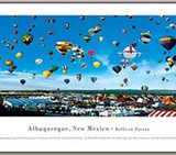 Albuquerque, New Mexico - Balloon Fiesta - Panorama