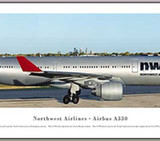 Northwest Airlines A330 - Panorama