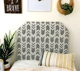 Dorm Headboard Patterned College Bedding Twin XL Headboard Boho Dorm Decor Twin Headboard