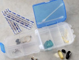 Tri-Fold Pill Storage Box