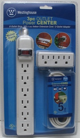 A 3pc Outlet Power Center - A Smart College Dorm Idea - Westinghouse