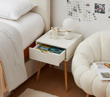 Dorm Room Side Table First College Apartment Furniture Studio Space Saving Layout Small Square with Drawer and Shelf Dorm Room Side Table First College Apartment Furniture Studio Space Saving Layout Small Square with Drawer and Shelf