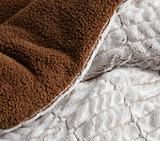 Faux Fur Dorm Comforter Set with Pillow Sham Best Twin XL Bedding for College Size Bed