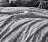 Gray College Bedding Cracked Earth Gray Twin XL Comforter