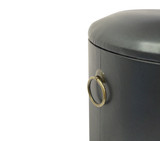 Storage Seating Stool - Black Dorm Furniture