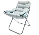 College Club Dorm Chair - Plush & Extra Tall - Stone Gray - Thick And Padded