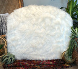Off-White Dorm Room Decor Stylish Mongolian Fur One of a Kind College Headboard Off-White Dorm Room Decor Stylish Mongolian Fur One of a Kind College Headboard