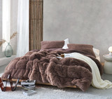 Brown Extra Long Bedspread Set Machine Washable Twin XL Oversized Comforter Guys Dorm Bedding Essentials