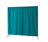 Dorm Fabric Only Stylish Ocean Depths Teal College Privacy Panel Made of Machine Washable Cotton