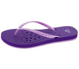 Showaflops - Women's Antimicrobial Shower Sandal - Violet/Lavendar