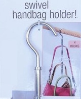 Over the Rod Handbag Holder - Purse Storage Dorm Storage