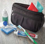 Cheap Bathroom Bag Keeps Your Dorm Essentials Organized - Parasail Ripple Cosmetic Case - Green