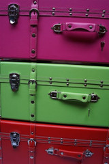 Useful College Item - Neon Lights College Trunk (Available in 3 Colors) - Stylish Dorm Luggage