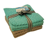 Washcloth Set - Chevron Waves