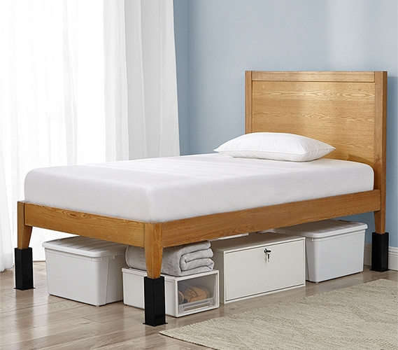 Twin Box Riser Twin XL Bed Risers for College - Space Saving Dorm Underbed Storage ...