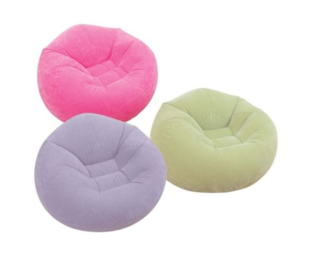 Super Fun Dorm Stuff - Beanless Bag Chair - College Dorm Room Furniture