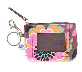 Mocha Flower Student ID Holder - Compact Style College Products