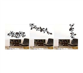 Baroque Chocolat - Peel N Stick Dorm Room Decorations