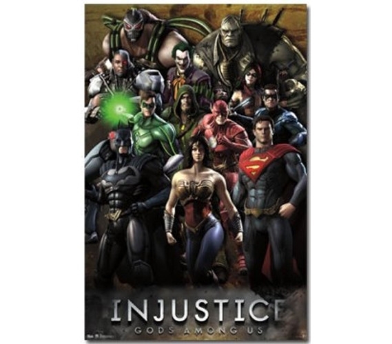 Decorate Dorm Walls - Injustice - Gods Among Us - College Decor Essentials