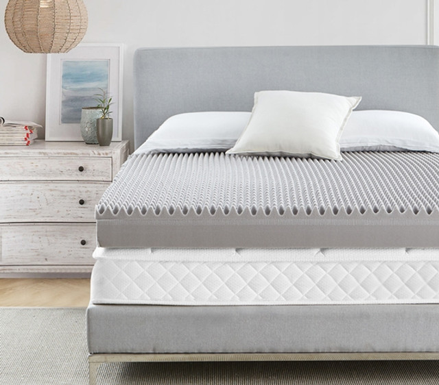 Ultimate Sleep - Coma Inducer - 6" Memory Foam Plus Support Foam Twin XL Bedding Topper - Nighttime Gray Ultimate Sleep - Coma Inducer - 6" Memory Foam Plus Support Foam Twin XL Bedding Topper - Nighttime Gray