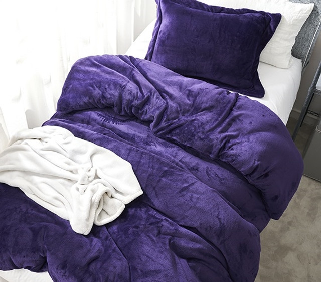 Purple Twin Extra Long Bedding Essentials College Student Must Haves Designer Duvet Cover Fleece Bedspread Neutral Dorm Decor Ideas Purple Twin Extra Long Bedding Essentials College Student Must Haves Designer Duvet Cover Fleece Bedspread Neutral Dorm Decor Ideas