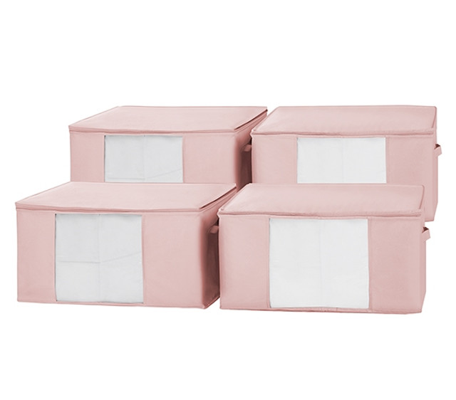 Pink Storage Bag Large Under The Bed Dorm Bins with Clear Window College Organization Products Pink Storage Bag Large Under The Bed Dorm Bins with Clear Window College Organization Products