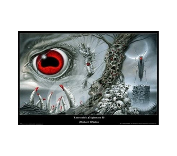 Best College Items - Lovecraft's Nightmare Poster - Decor For Your Dorm Room