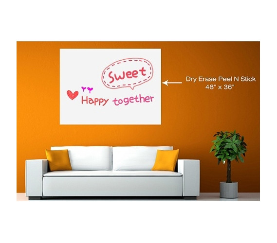 Ultimate Peel N Stick Whiteboard - 48" x 36"