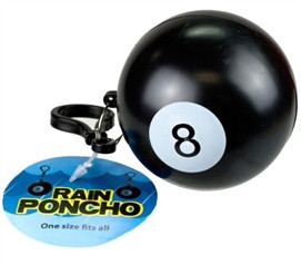 8-Ball Rain Poncho