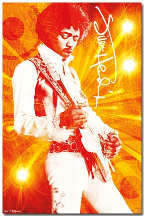 Jimi Hendrix Legend Dorm Poster & College Decor Idea
